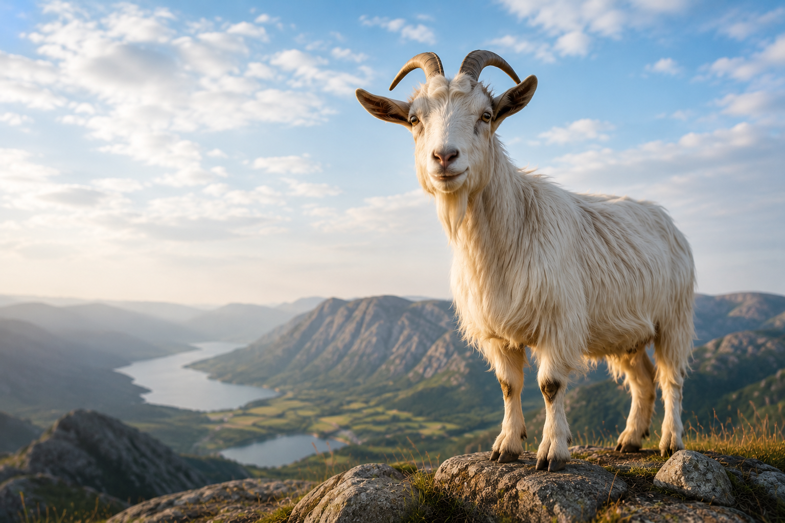 Premium healthy goat at SJ Goat Farm